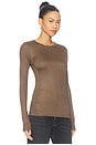 view 2 of 4 Delphi Slim Tee in Brunel
