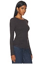 view 2 of 4 Delphi Slim Tee in Ganache