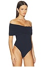 view 4 of 5 Stam Bodysuit in Navy