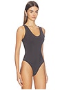 view 4 of 5 Tora Bodysuit in Carob