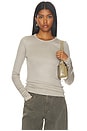 view 1 of 4 Delphi Slim Tee in Taupe