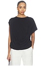 view 1 of 5 Milena Twist Tee in Black