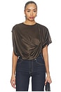 view 1 of 4 Milena Twist Tee in Bronze