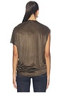 view 4 of 4 Milena Twist Tee in Bronze