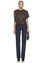 view 5 of 4 Milena Twist Tee in Bronze
