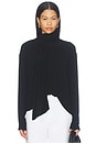 view 1 of 4 Renata Scarf Neck Top in Black