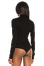 view 4 of 6 Turtleneck Long Sleeve Bodysuit in Black