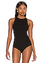 view 2 of 5 Nova Banded Back Bodysuit in Black