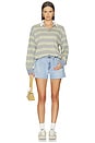 view 7 of 7 Low Waist Ultra Baggy Short in Light & Medium