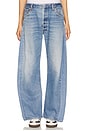 view 2 of 7 Barrel Maternity Jeans in Medium Dark