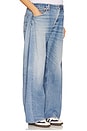 view 3 of 7 Barrel Maternity Jeans in Medium Dark