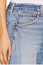 view 7 of 7 Barrel Maternity Jeans in Medium Dark