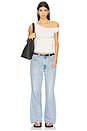 view 6 of 7 Baggy Ultra Wide Leg Jeans in Light Medium