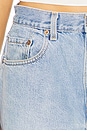 view 7 of 7 Baggy Ultra Wide Leg Jeans in Light Medium