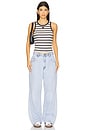 view 5 of 6 Slouchy Wide Low Jeans in Light