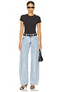 view 5 of 6 Tilted Pocket Barrel Jeans in Light Medium