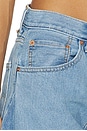 view 6 of 6 Two Tone Barrel Jeans in Light Medium