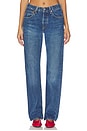 view 1 of 6 Relaxed Split Jeans in Medium Dark