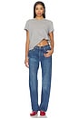 view 5 of 6 Relaxed Split Jeans in Medium Dark