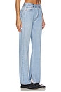 view 3 of 6 Vintage Relaxed Split Jeans in Light Medium