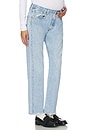 view 1 of 6 Vintage Maternity Baggy Jeans in Light Medium