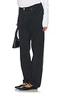 view 1 of 6 Vintage Maternity Baggy Jeans in Black