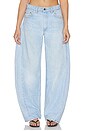 view 1 of 6 The Monroe Barrel Jean in Light & Medium