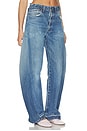 view 2 of 6 The Noa Barrel Jean in Medium & Dark