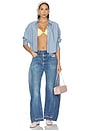 view 5 of 6 The Noa Barrel Jean in Medium & Dark