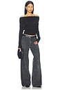 view 6 of 6 The Bennett Trouser Jean in Black