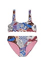 view 1 of 5 Dolce Quilt Bikini Set in Multicolor