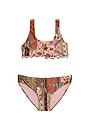 view 1 of 5 Dolce Aura Bikini Set in Multicolor