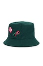 view 4 of 4 Sibyl Bucket Hat in Dark Green