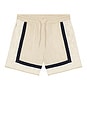view 4 of 5 Georgie Shorts in Tan & Black