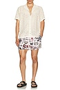 view 7 of 7 Cassius Swim Trunks in White