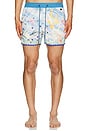 view 5 of 6 Cassius Swim Trunks in Blue