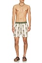 view 3 of 5 Joe Swim Trunks in Off White