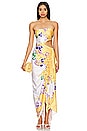 view 2 of 5 x REVOLVE Siena Midi Dress in Yellow Ivory Multi