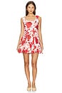 view 1 of 3 Kristen Mini Dress in Red Floral