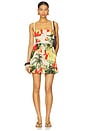 view 1 of 3 LOGAN 미니 원피스 in Green Multi