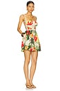 view 2 of 3 LOGAN 미니 원피스 in Green Multi