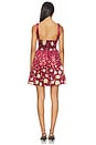 view 3 of 3 MINIVESTIDO ROBIE in Burgundy Floral