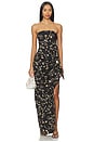 view 1 of 4 x REVOLVE Melina Midi Dress in Black Floral