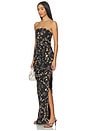 view 3 of 4 x REVOLVE Melina Midi Dress in Black Floral