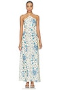 view 1 of 4 VESTIDO INDIRA BLEU in Multicolor