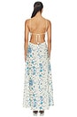 view 3 of 4 VESTIDO INDIRA BLEU in Multicolor