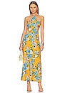 view 1 of 3 x REVOLVE Indria Dress in Yellow Floral
