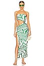 view 1 of 4 x REVOLVE Gwen Dress in Green Swirl