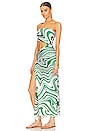 view 3 of 4 x REVOLVE Gwen Dress in Green Swirl
