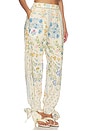 view 2 of 6 PANTALON ZAIDA BLEU in Multicolor